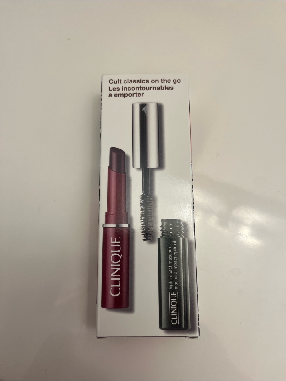Clinique Cult Classic Black Honey lip and Black High Impact mascara Brand new
